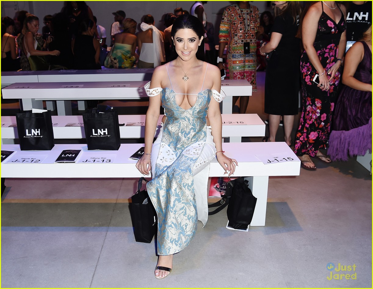 Katie Cassidy & Symon Hit More Fashion Shows on Friday Night in NYC