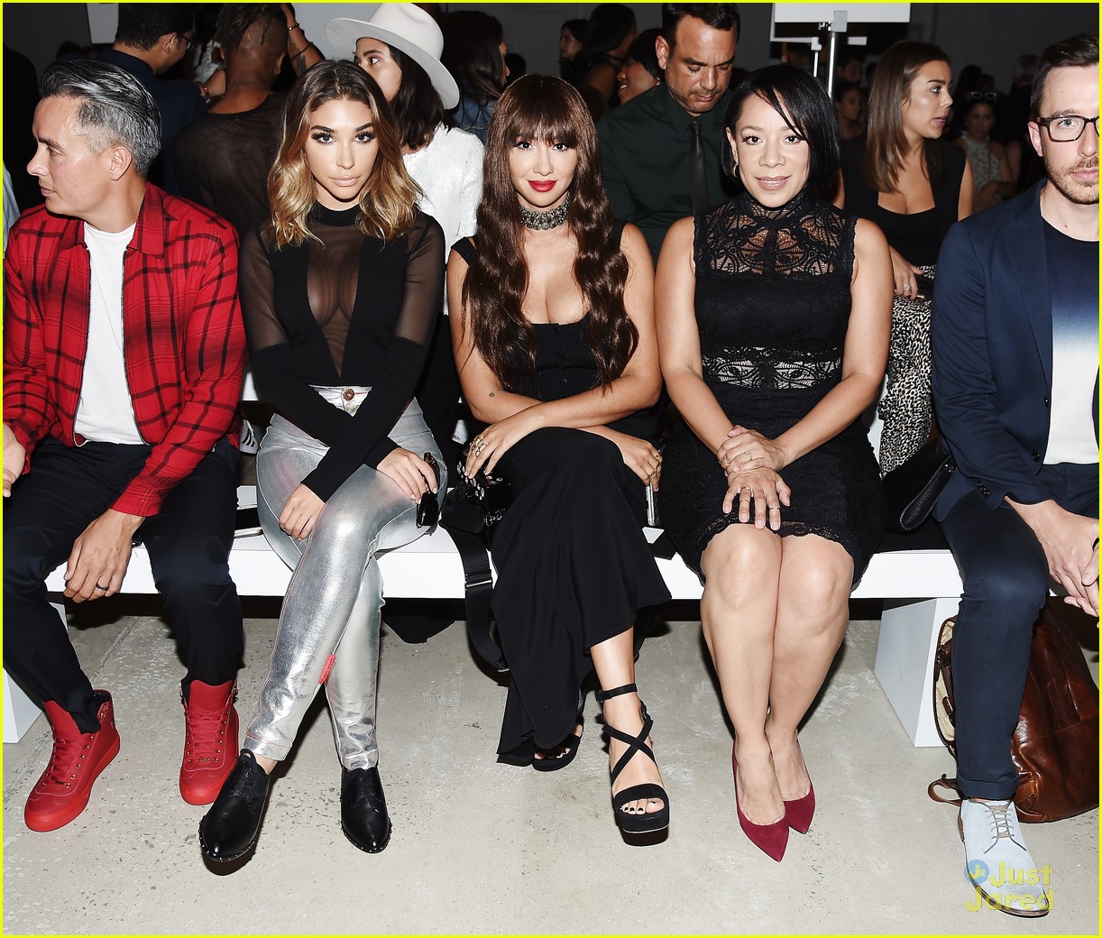 Katie Cassidy & Symon Hit More Fashion Shows on Friday Night in NYC