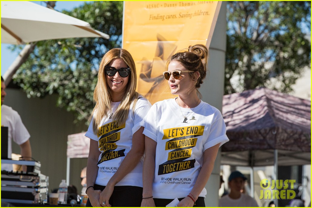 Lucy Hale & Ashley Tisdale Walk To End Childhood Cancer with St. Jude