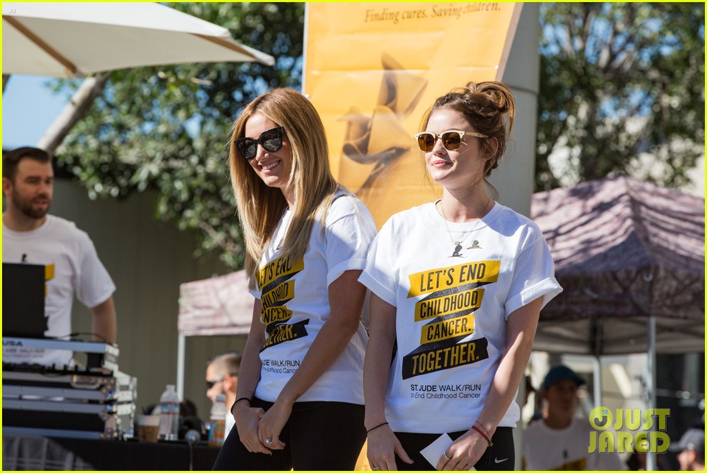 Lucy Hale & Ashley Tisdale Walk To End Childhood Cancer with St. Jude