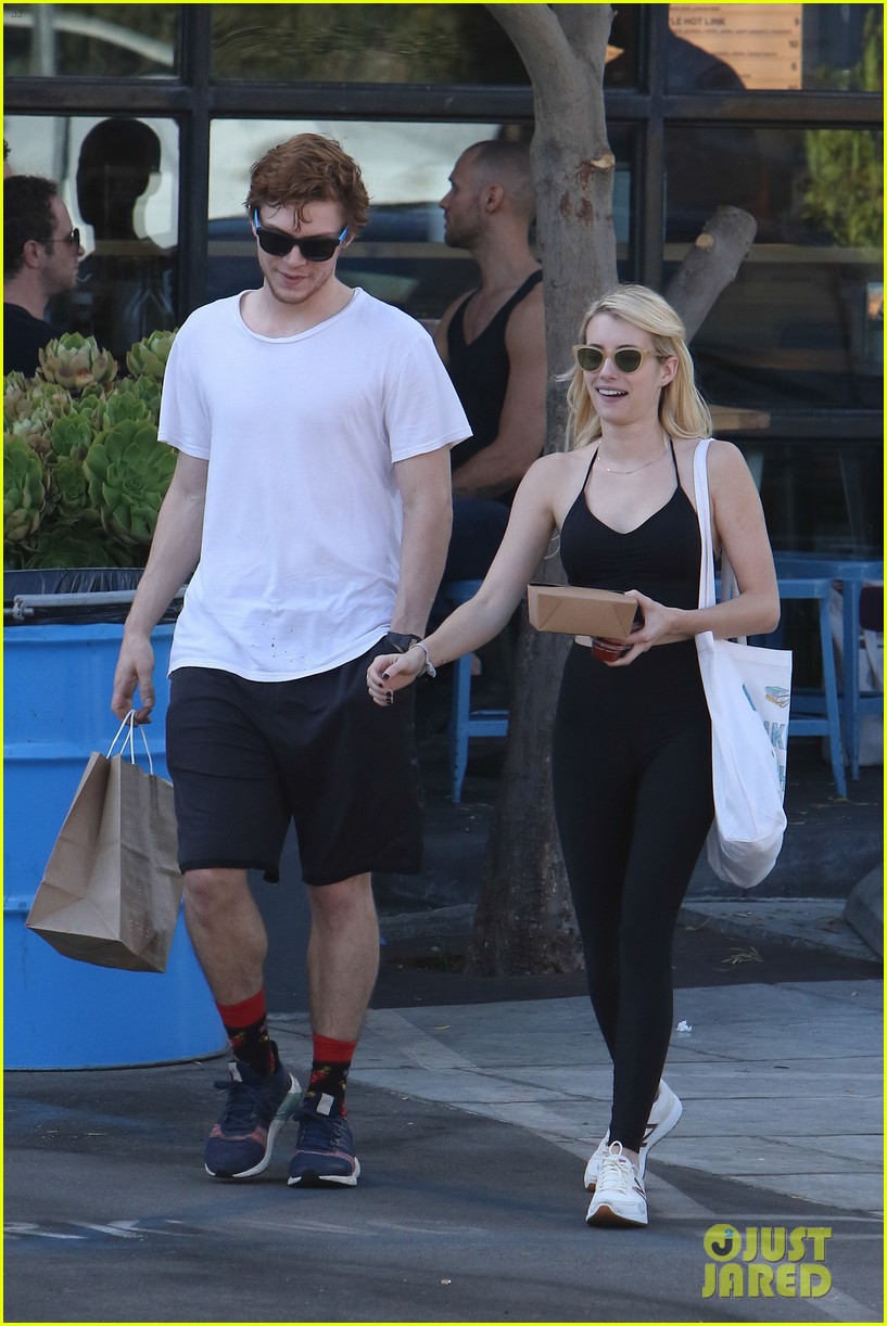 Emma Roberts Loves October Days With Evan Peters!