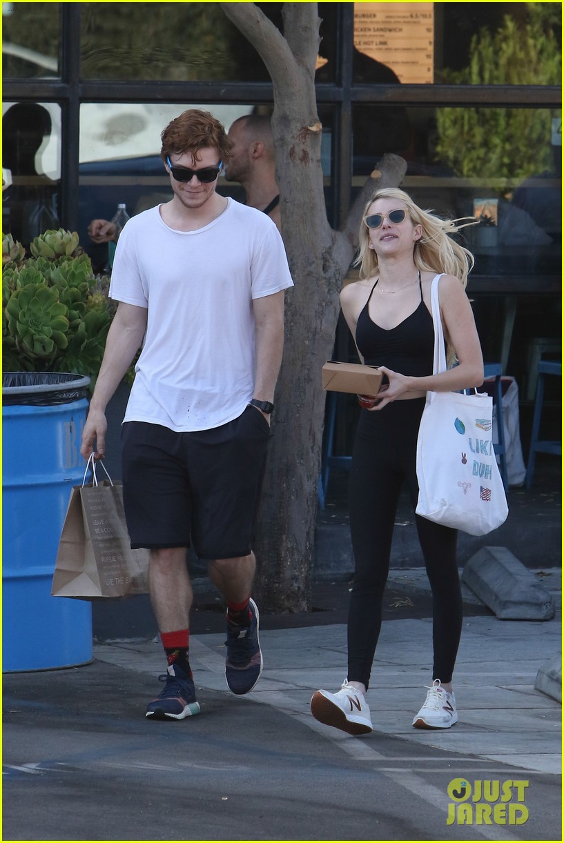 Emma Roberts Loves October Days With Evan Peters!