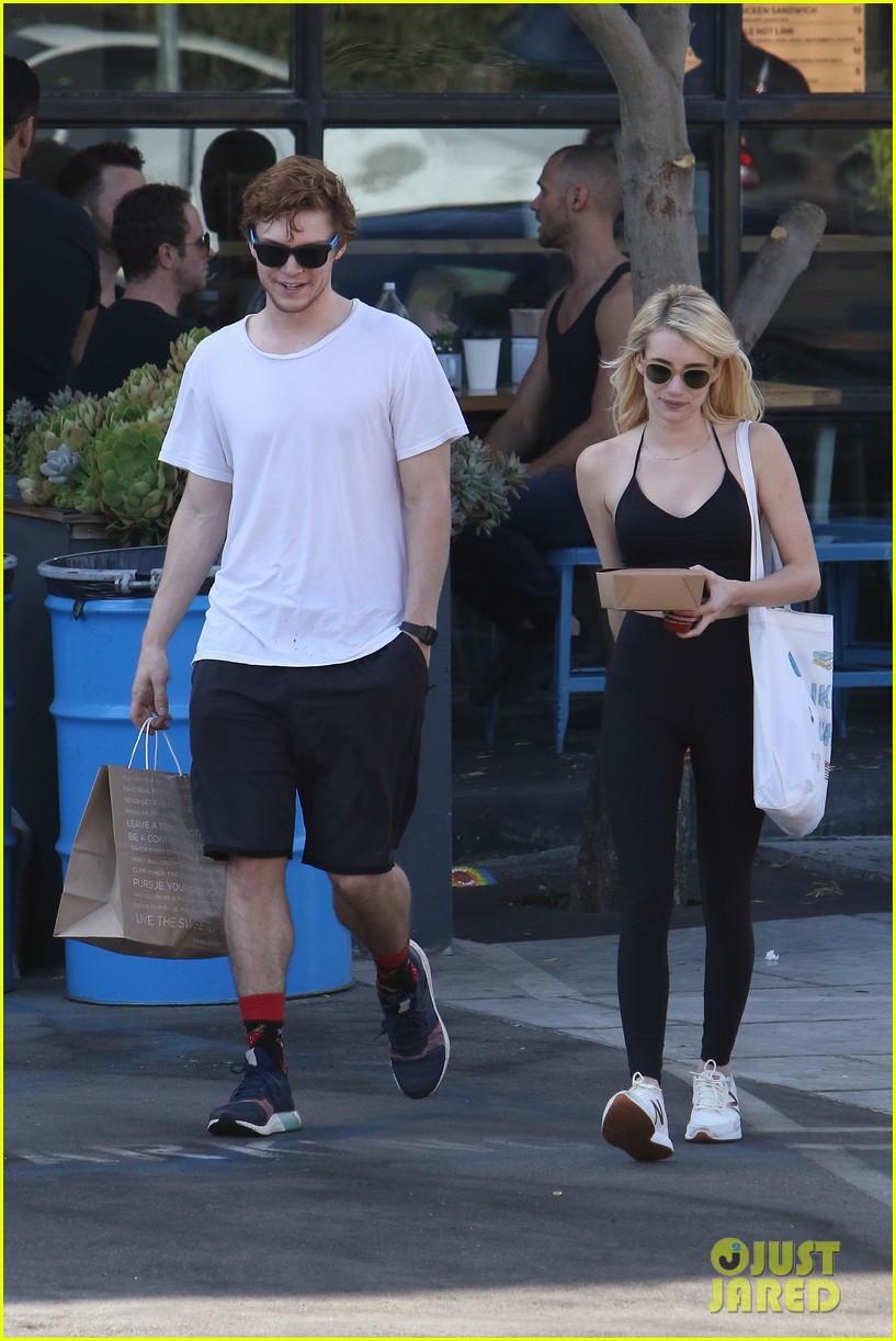 Emma Roberts Loves October Days With Evan Peters!