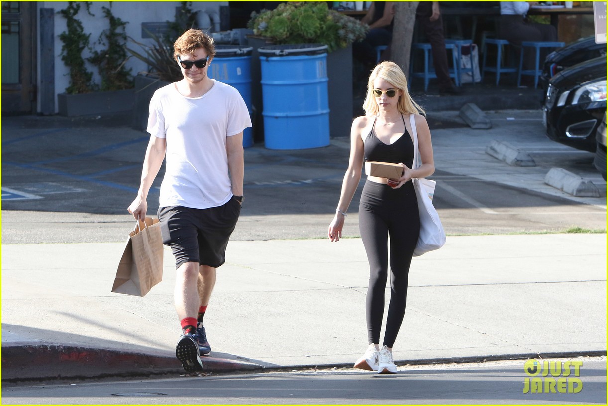 Emma Roberts Loves October Days With Evan Peters!