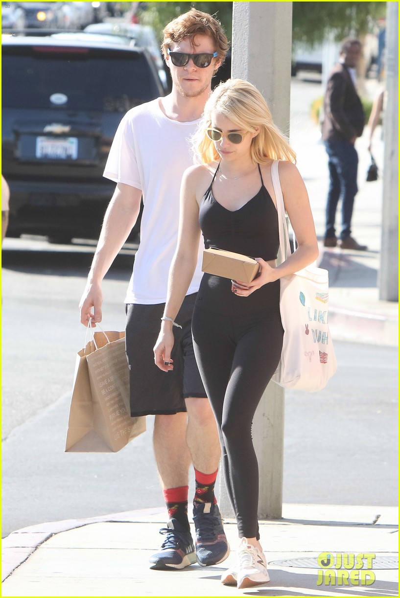 Emma Roberts Loves October Days With Evan Peters!