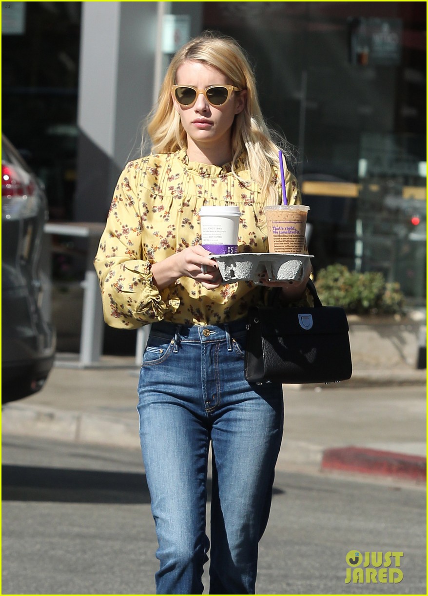Emma Roberts Loves October Days With Evan Peters!