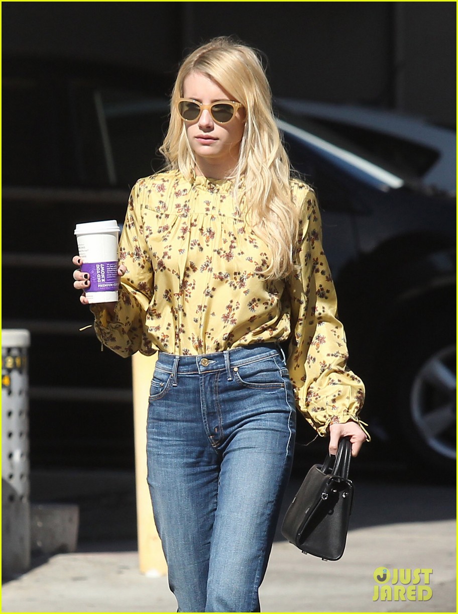 Emma Roberts Loves October Days With Evan Peters!