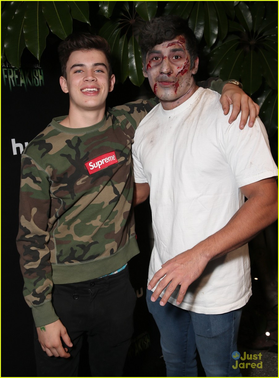 Leo Howard, Adam Hicks & Aislinn Paul Hit 'Freakish' Premiere in Hollywood