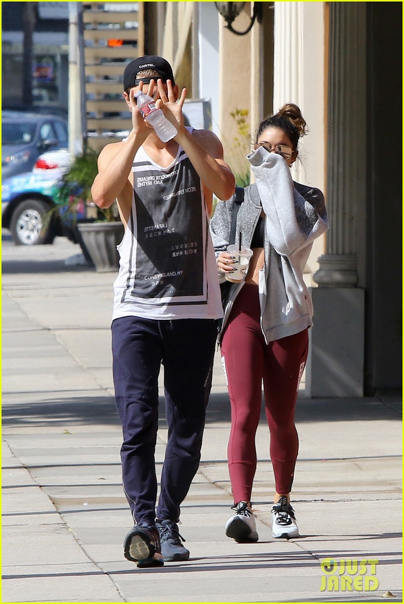 Vanessa Hudgens Works Up a Sweat with BF Austin Butler at Pilates