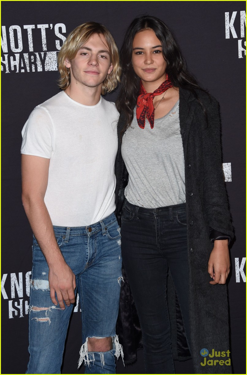 Ross Lynch Reunites With R5 & Courtney Eaton For Knott's Scary Farm