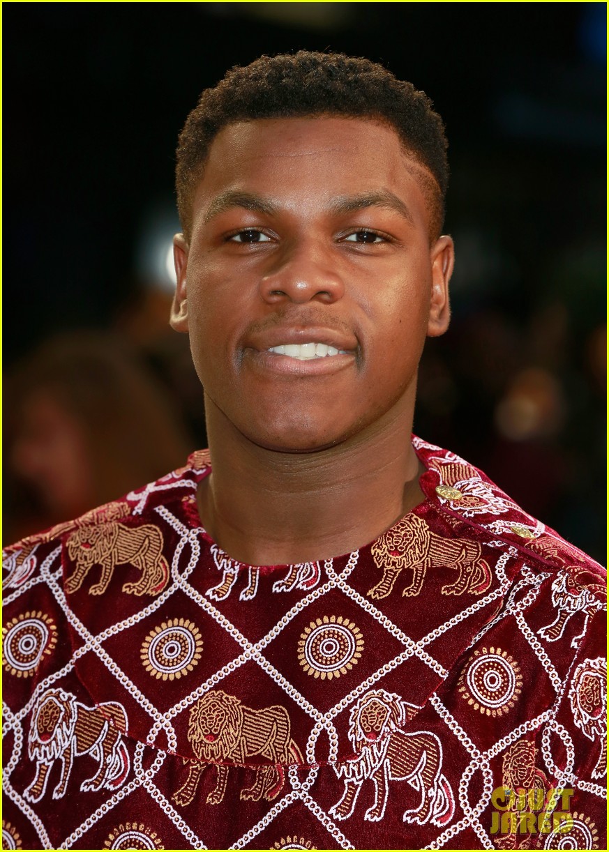 John Boyega Supports 'Star Wars' Co-Star Lupita Nyong'o at 'Queen of Katwe' Screening