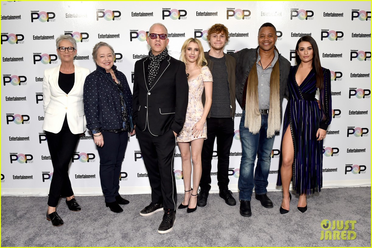 Lea Michele & Emma Roberts Bring 'Scream Queens' to EW PopFest!