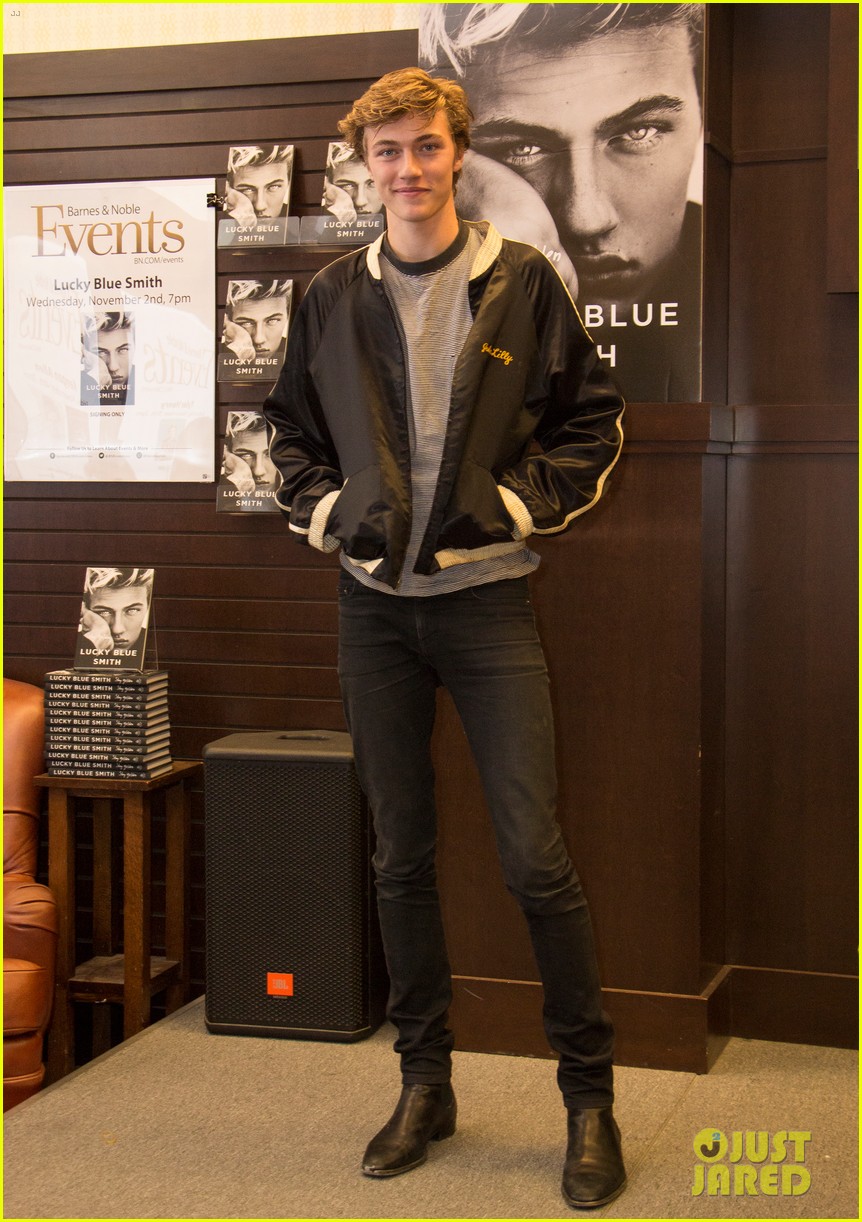 Lucky Blue Smith Signs Copies of New Book 'Stay Golden' - Available Now!
