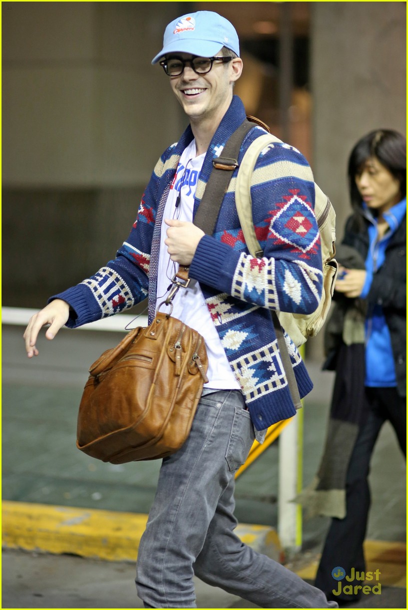 Grant Gustin Got Slushied For Halloween on 'The Flash' Set!