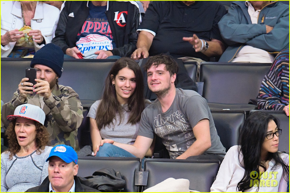 Josh Hutcherson & Claudia Traisac Have A Basketball Date Night