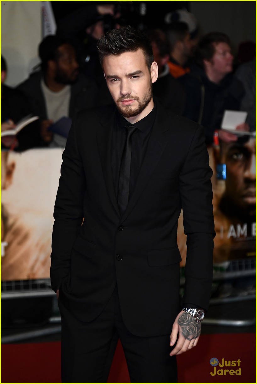 Liam Payne Goes Solo Without Cheryl Cole to 'I Am Bolt' Premiere
