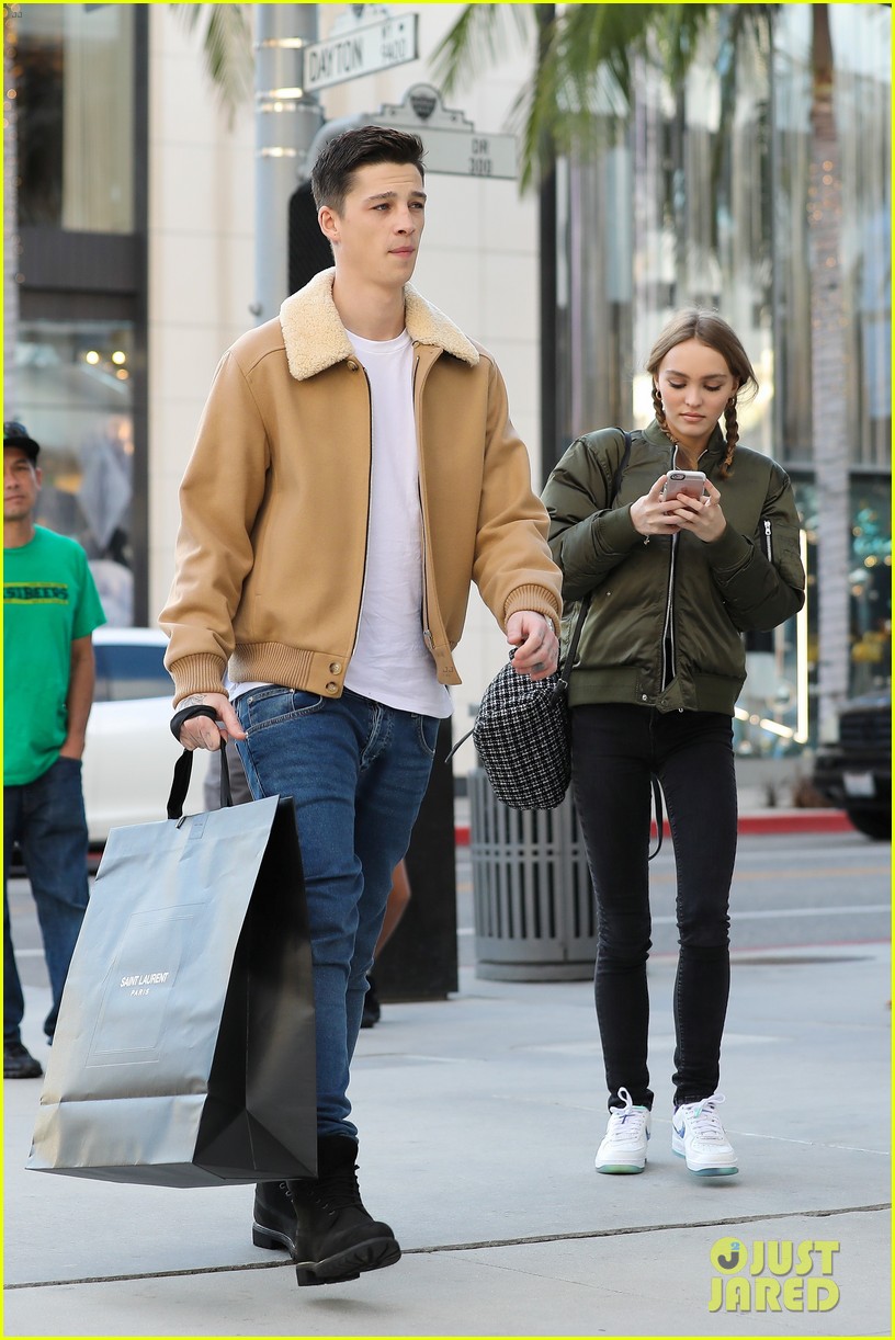 Lily-Rose Depp Gets in Some Hang Time With Boyfriend Ash Stymest
