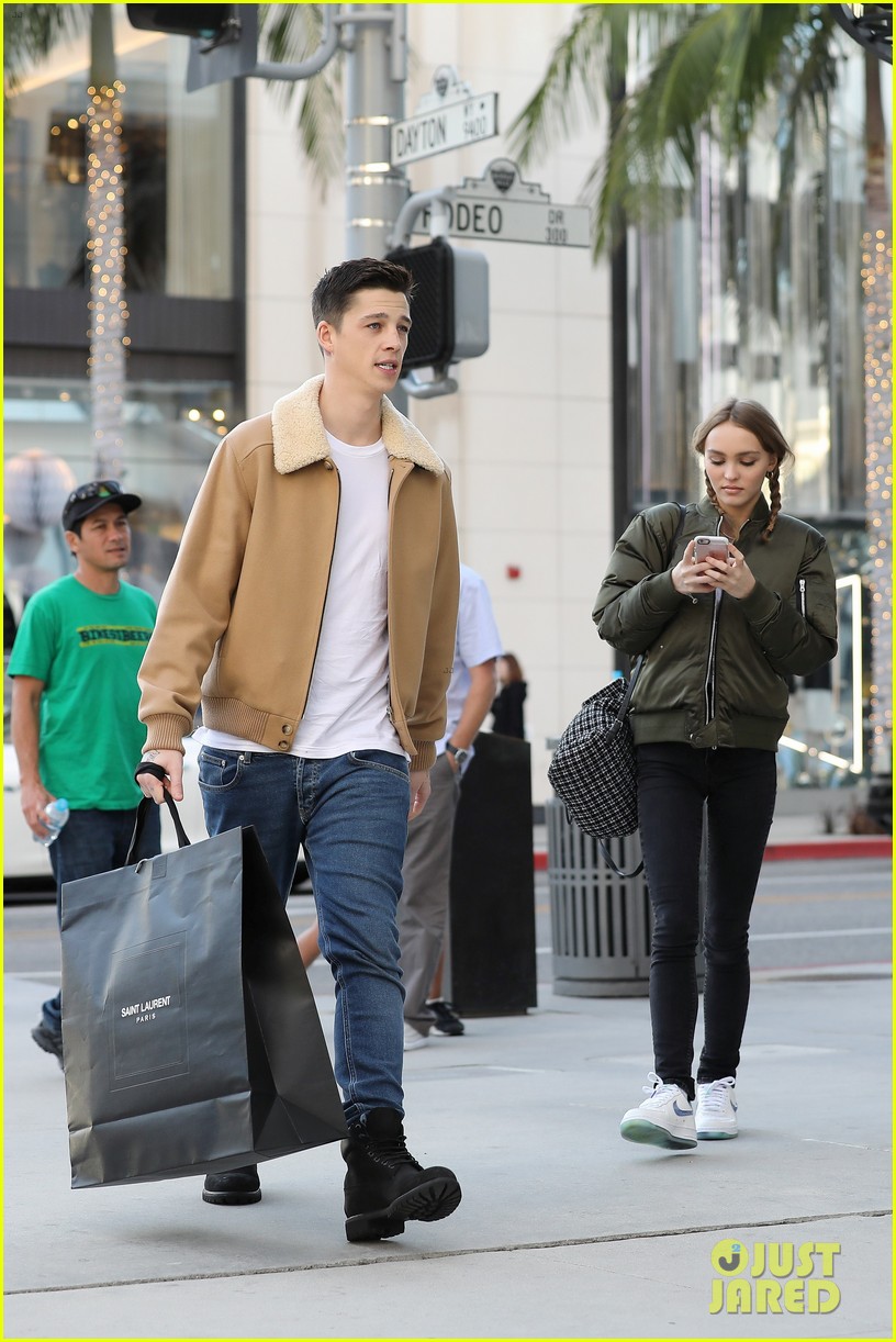 Lily-Rose Depp Gets in Some Hang Time With Boyfriend Ash Stymest