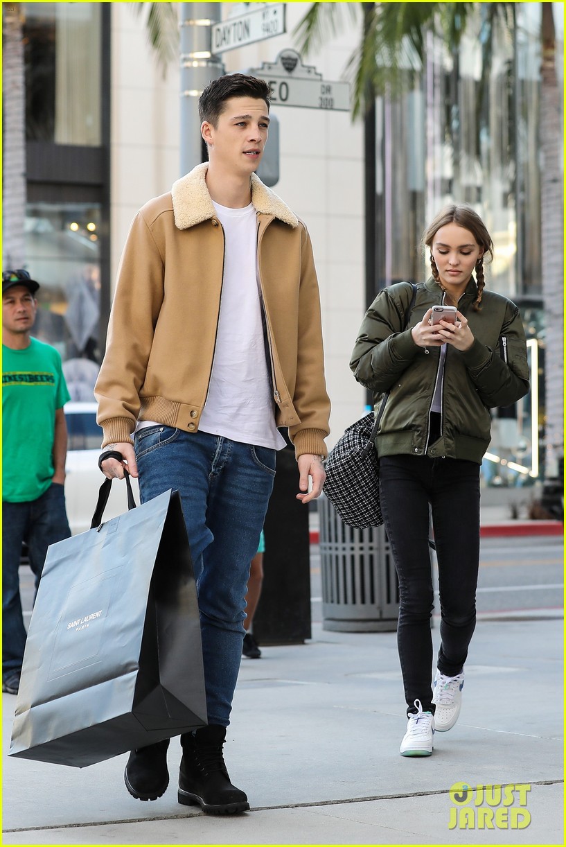Lily-Rose Depp Gets in Some Hang Time With Boyfriend Ash Stymest