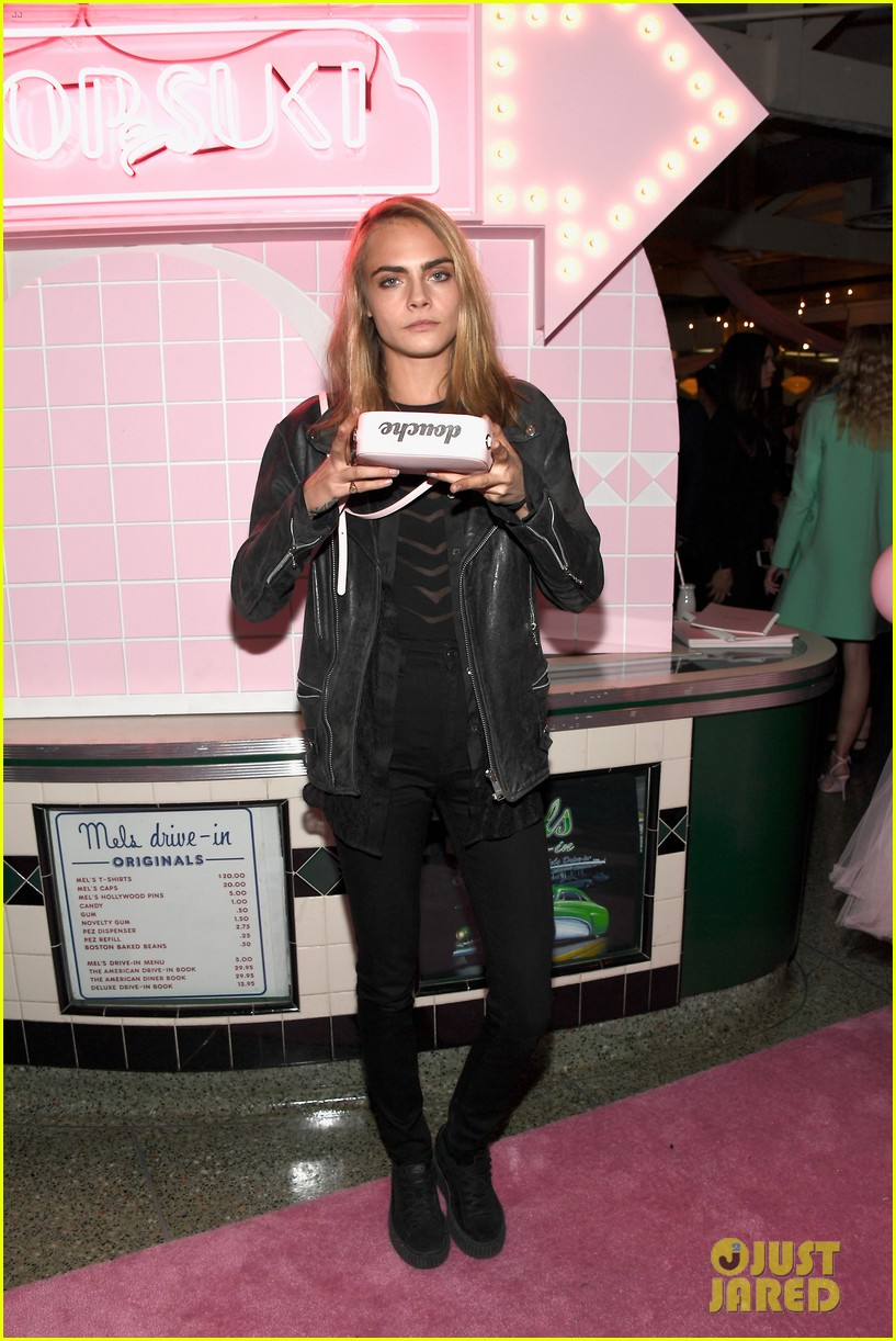 Cara Delevingne, Ansel Elgort, & More Support Pal Suki Waterhouse's New Line!