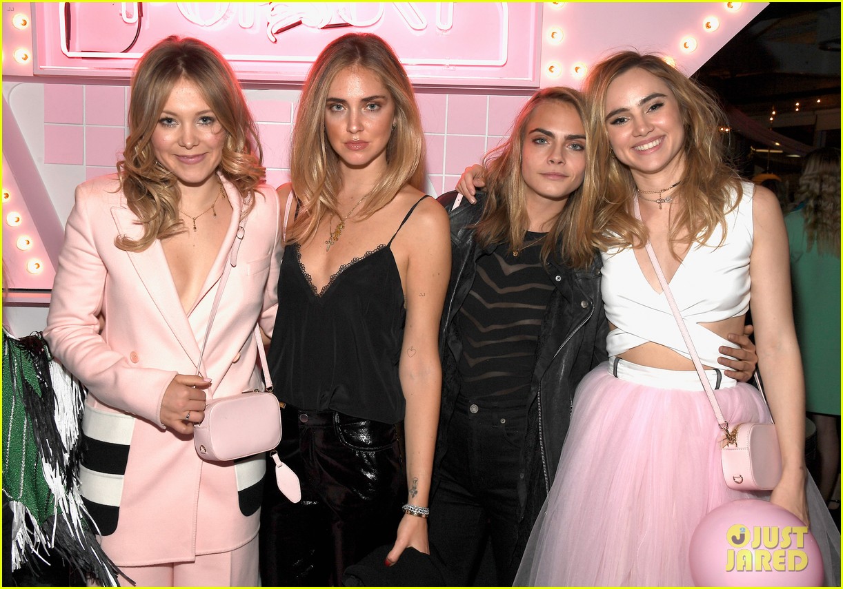Cara Delevingne, Ansel Elgort, & More Support Pal Suki Waterhouse's New Line!