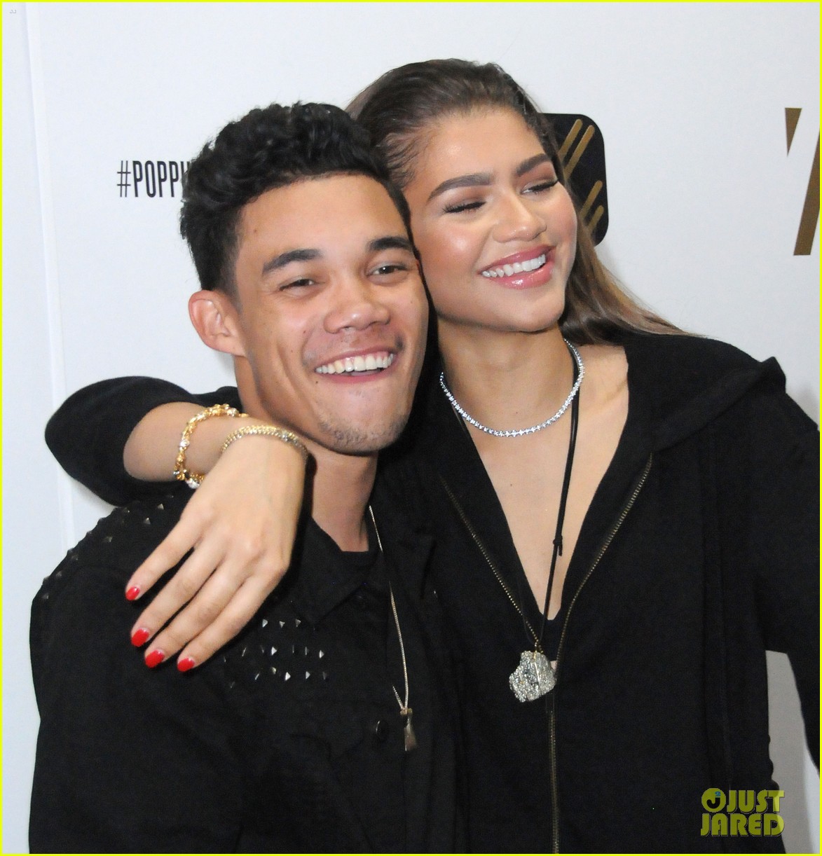 Zendaya Reunites With On-Screen Bros At LA Pop-Up Event