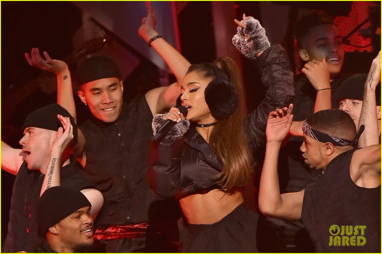 Ariana Grande Makes Earmuffs the New Must-Have Accessory at Z100's Jingle Ball!