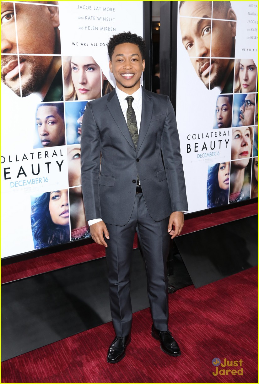 Jacob Latimore Premieres His Movie 'Collateral Beauty' in NYC With Will Smith