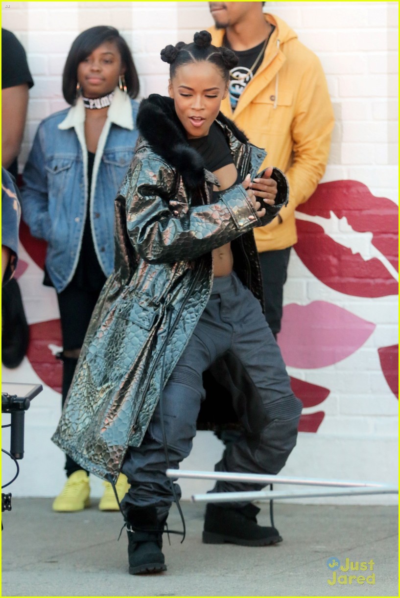 Serayah Is The Definition of 'Cool' On Her Music Video Set