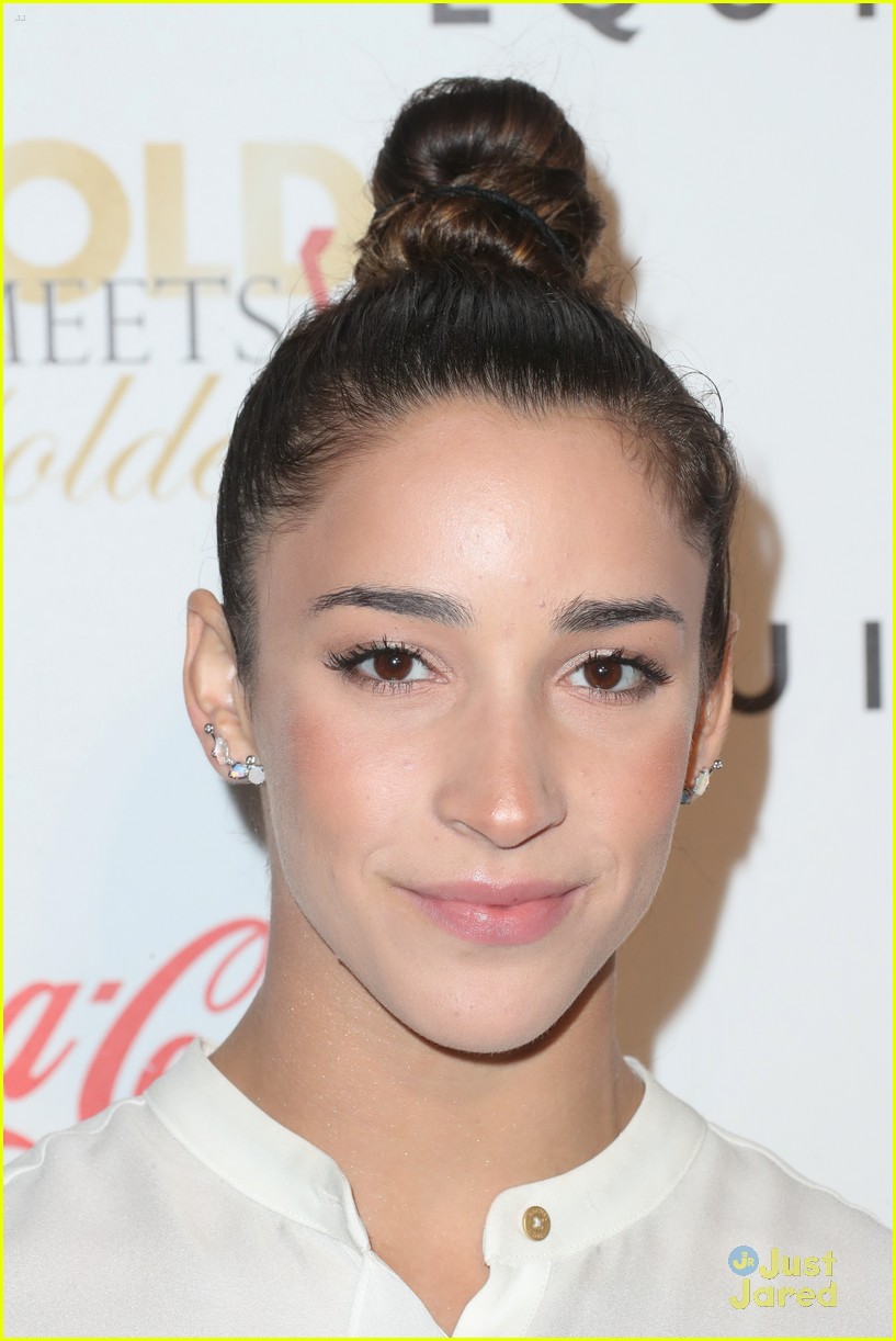 Aly Raisman & Football Boyfriend Colton Underwood Hit Gold Meets Golden Event Together