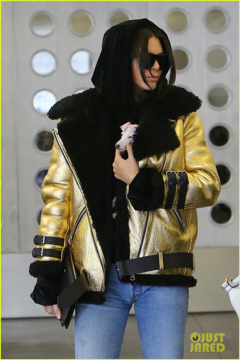 BFF's Hailey Baldwin & Kendall Jenner Bring Along New Puppy For Shopping Trip