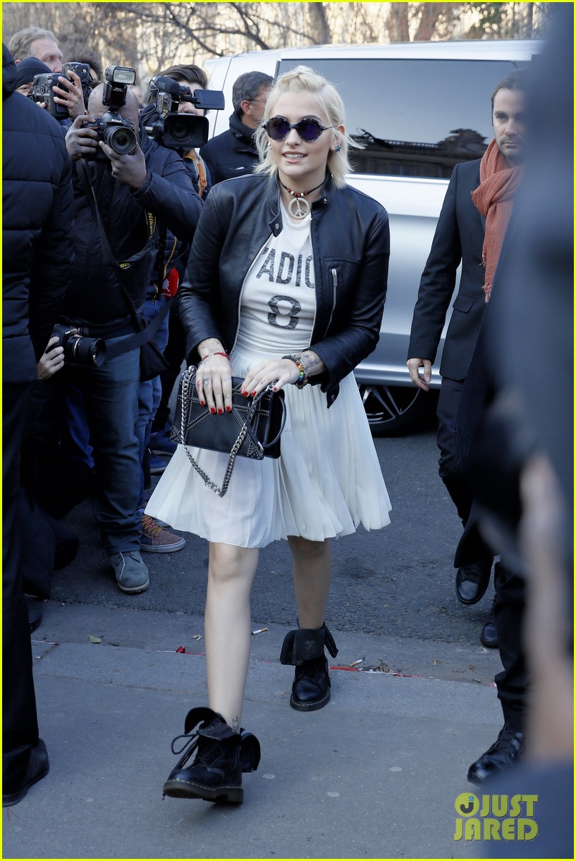 Michael Jackson's Daughter Paris Hits Paris Fashion Week Shows