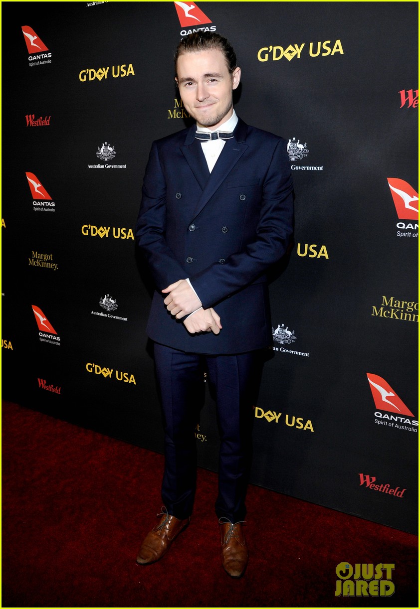 Brenton Thwaites & Callan McAuliffe Bring Stud Factor To G'Day Black Tie Gala