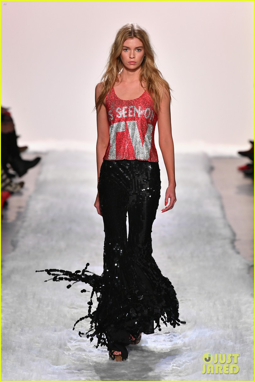 Ashley Benson Watches Gigi Hadid Walk in Jeremy Scott's NYFW Show!