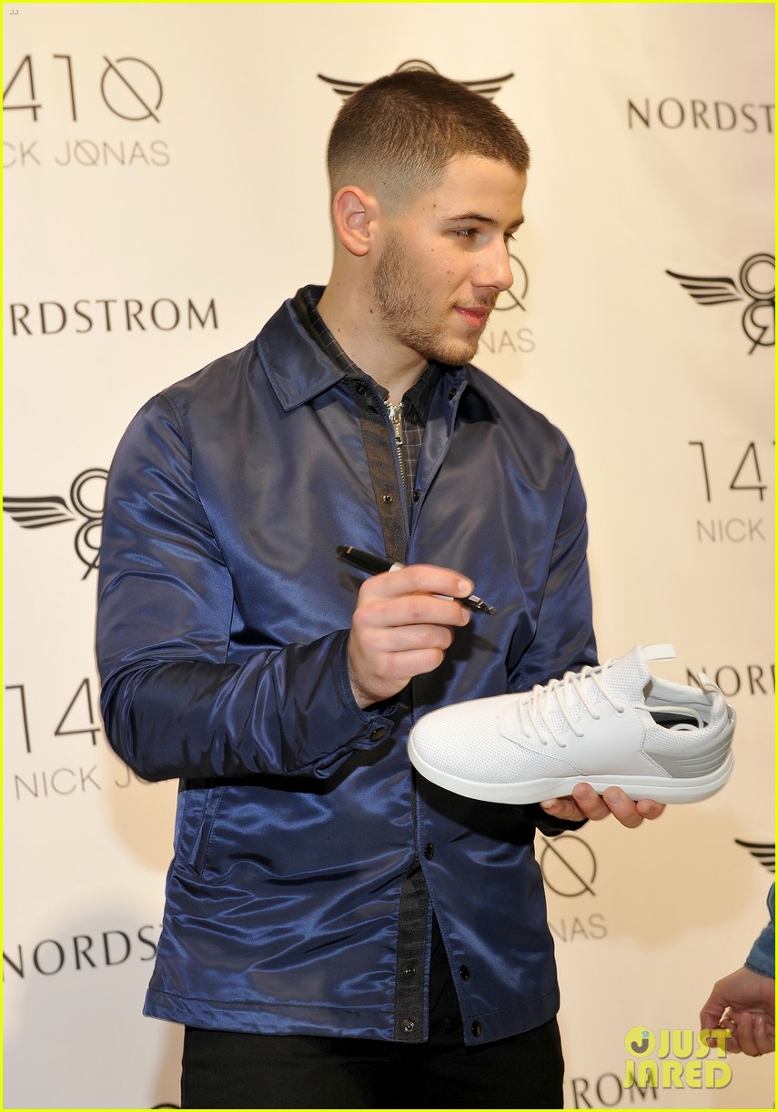 Nick Jonas Launches His 1410 Shoe Collection at Nordstrom at The Grove
