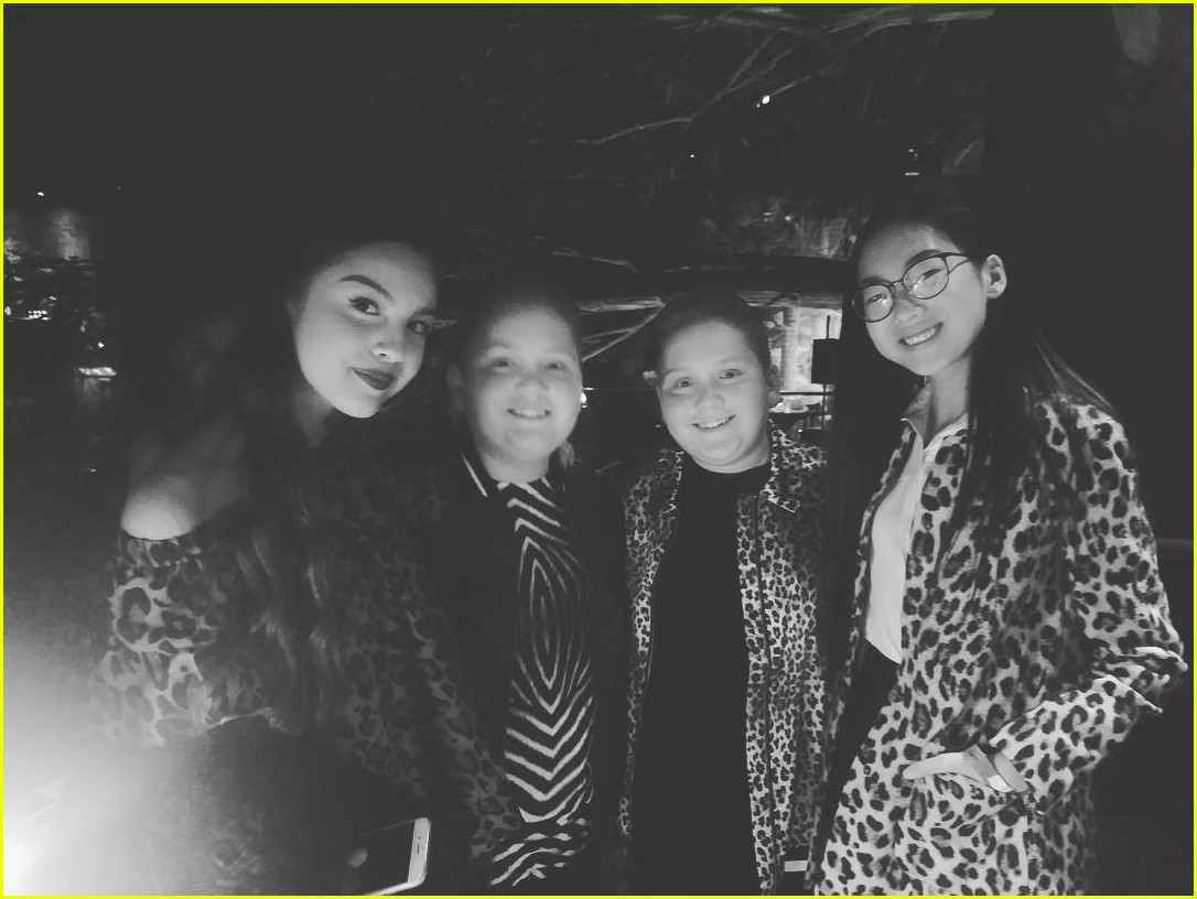 Sofia Carson Reunites With 'Adventures in Babysitting' Cast For Disney's Jungle Ball!