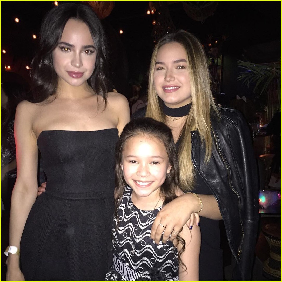 Sofia Carson Reunites With 'Adventures in Babysitting' Cast For Disney's Jungle Ball!