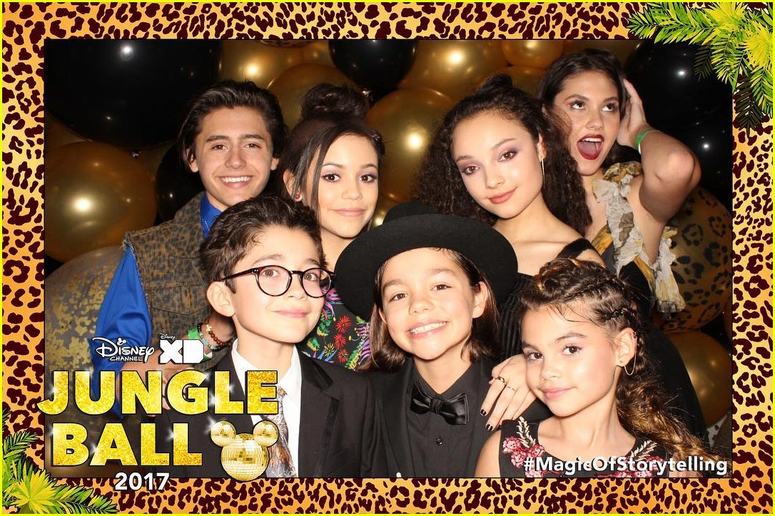 Sofia Carson Reunites With 'Adventures in Babysitting' Cast For Disney's Jungle Ball!