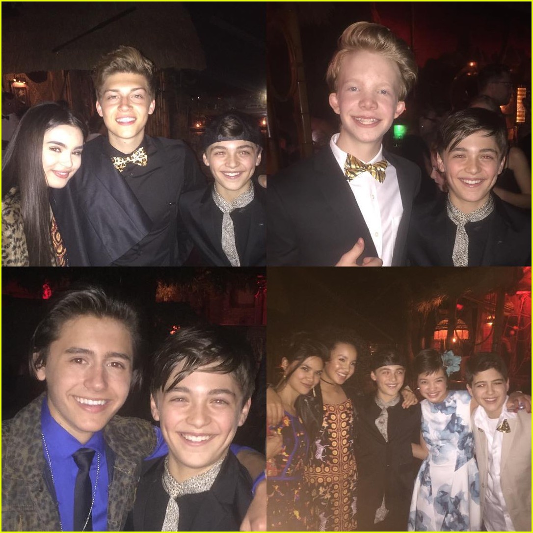 Sofia Carson Reunites With 'Adventures in Babysitting' Cast For Disney's Jungle Ball!