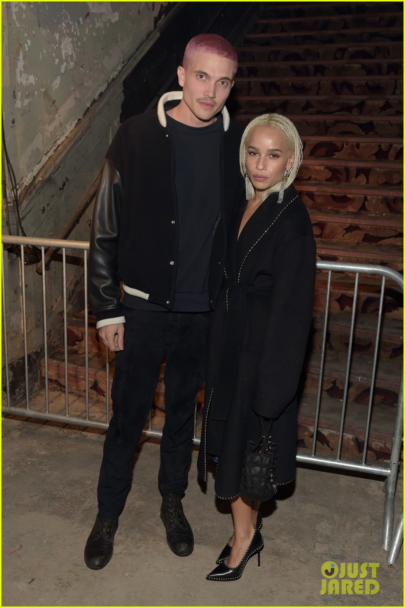 Ansel Elgort & Violetta Komyshan Couple Up for Alexander Wang's Fashion Show
