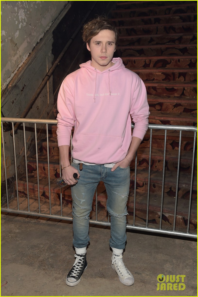 Ansel Elgort & Violetta Komyshan Couple Up for Alexander Wang's Fashion Show