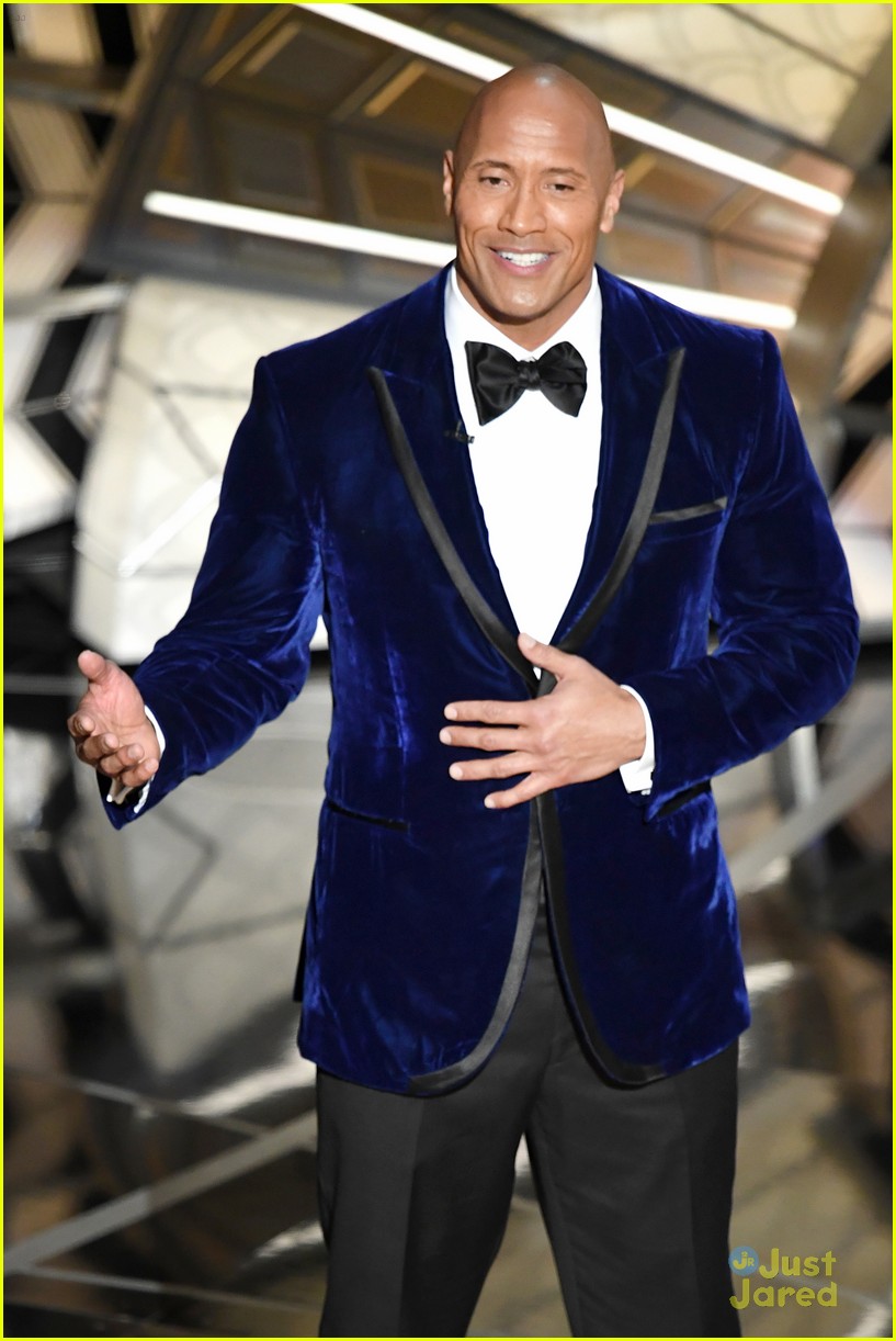 'Moana's Auli'i Cravalho Really Loved Dwayne Johnson's Blue Velvet Oscars Suit