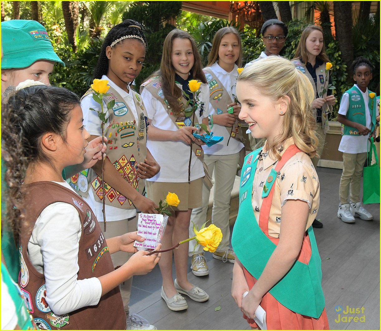 'Gifted' Star Mckenna Grace Becomes a Girl Scout!