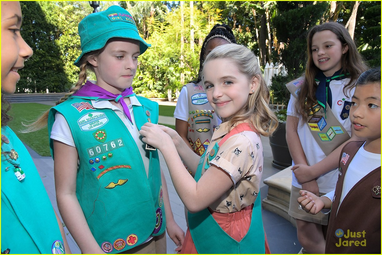 'Gifted' Star Mckenna Grace Becomes a Girl Scout!