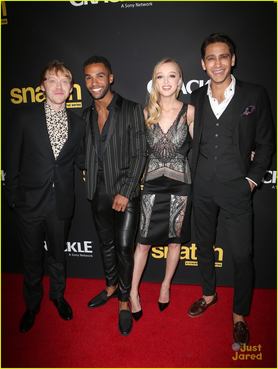 Rupert Grint Reunites With Bonnie Wright at 'Snatch' Premiere