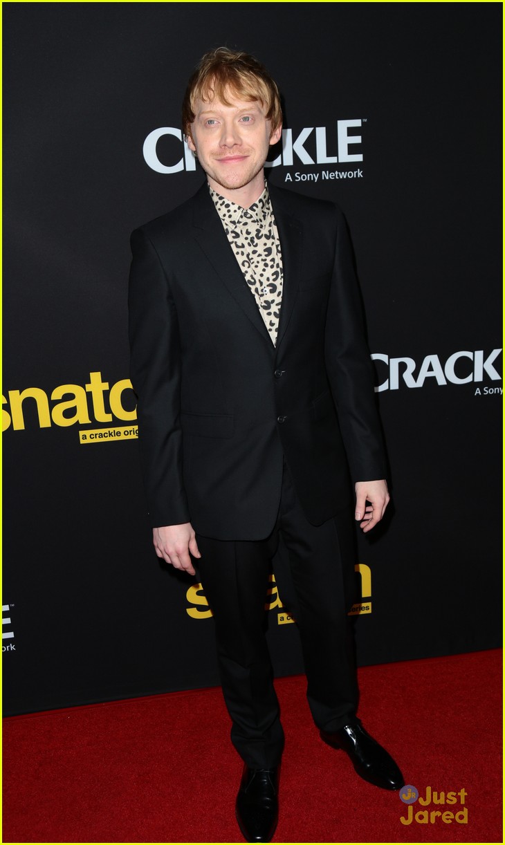 Rupert Grint Reunites With Bonnie Wright at 'Snatch' Premiere