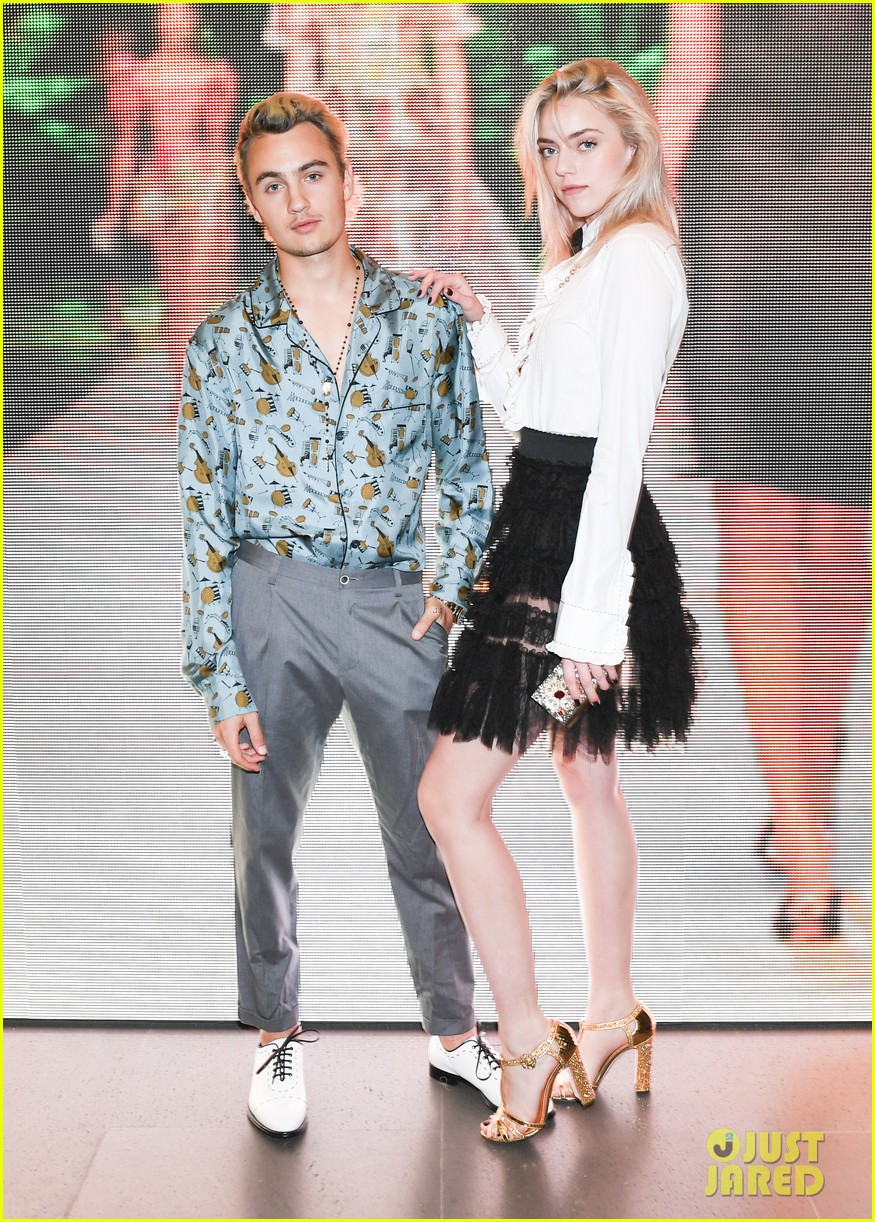 Sofia Carson & Cameron Dallas Step Out for Dolce&Gabbana Party!