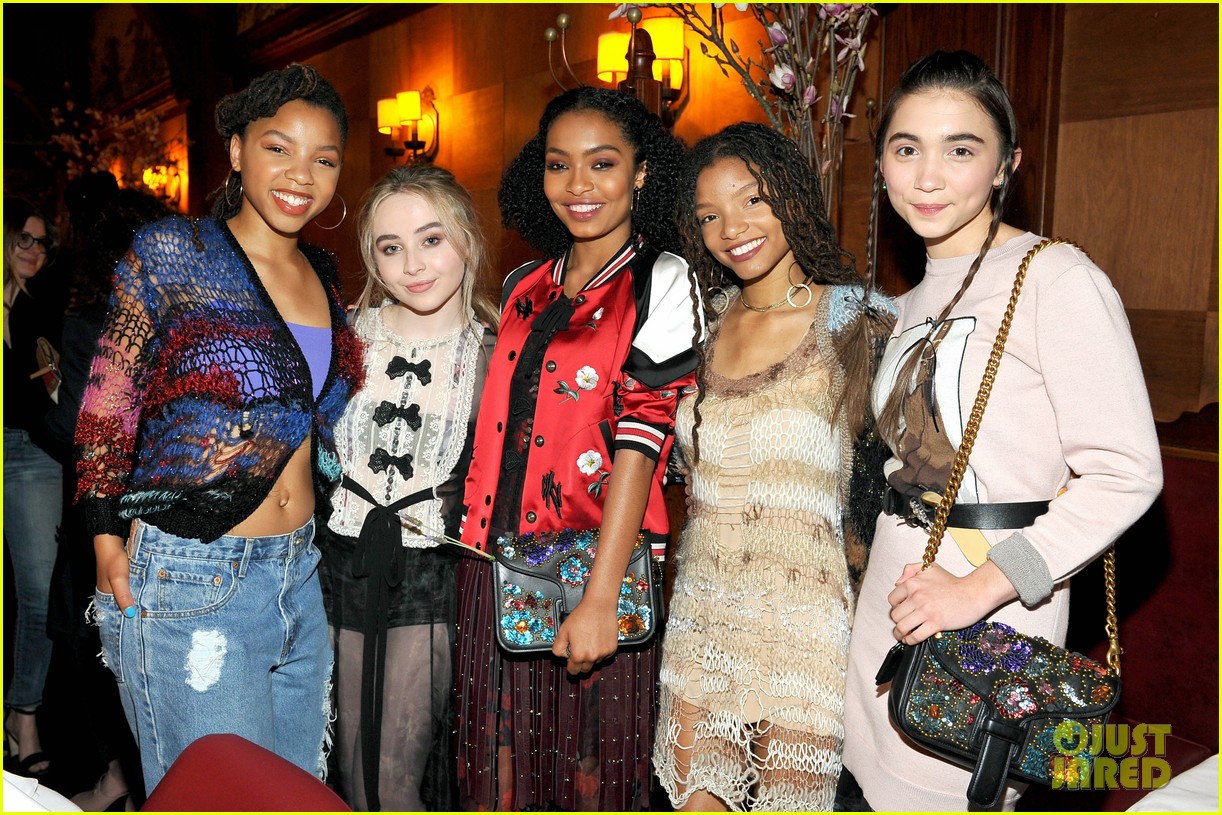 Chloe Moretz, Yara Shahidi & Sasha Lane Stun at Coach & Rodarte Spring Launch