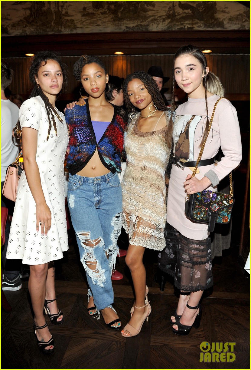 Chloe Moretz, Yara Shahidi & Sasha Lane Stun at Coach & Rodarte Spring Launch