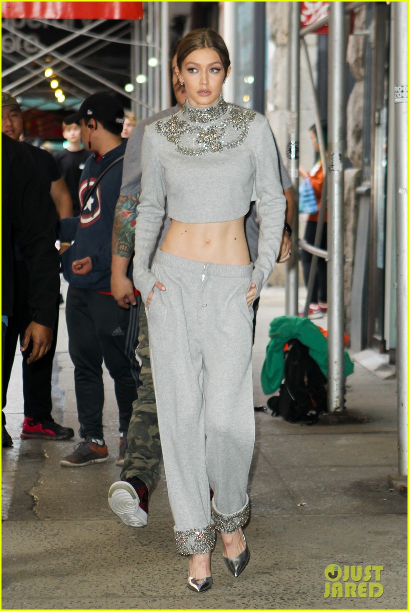 Gigi Hadid Rocks Chic Cashmere PJs Look